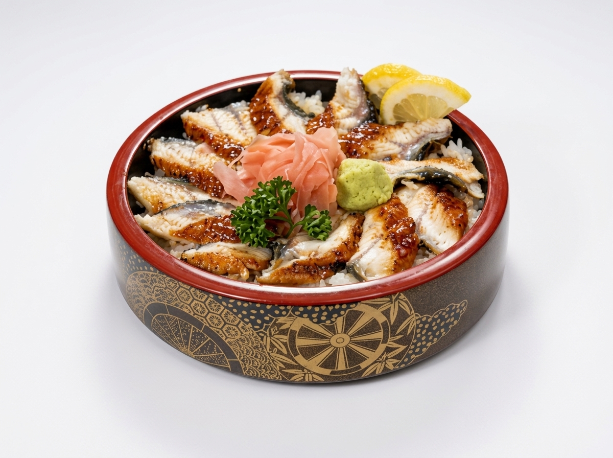 Bol chirashi anguilles grillées
