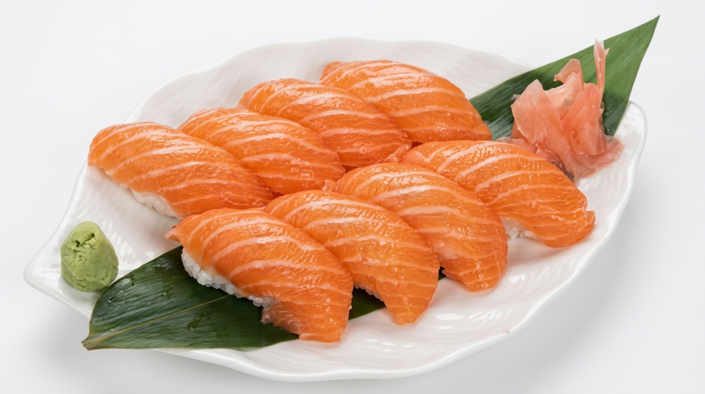 8 sushi saumon