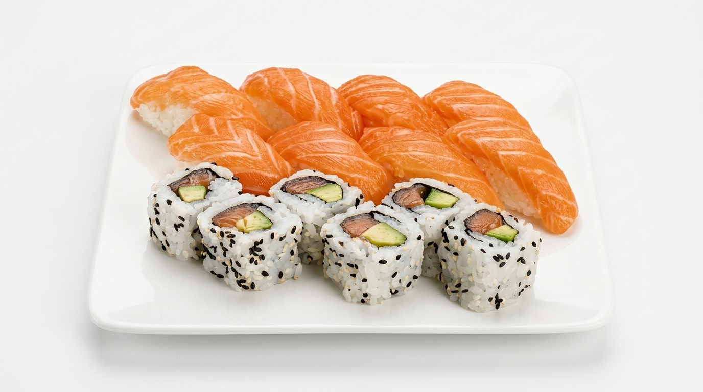California maki et sushi assortis généreux