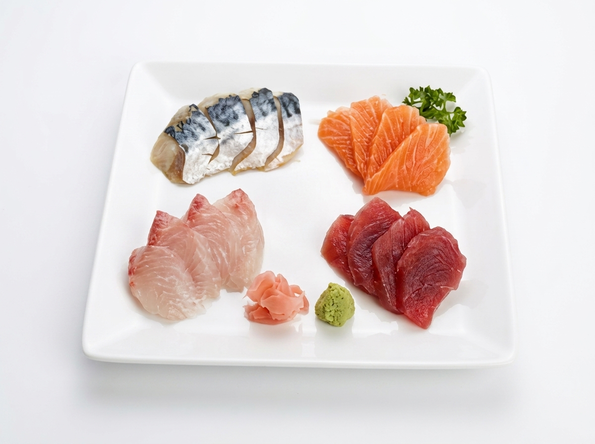 16 sashimi assortis