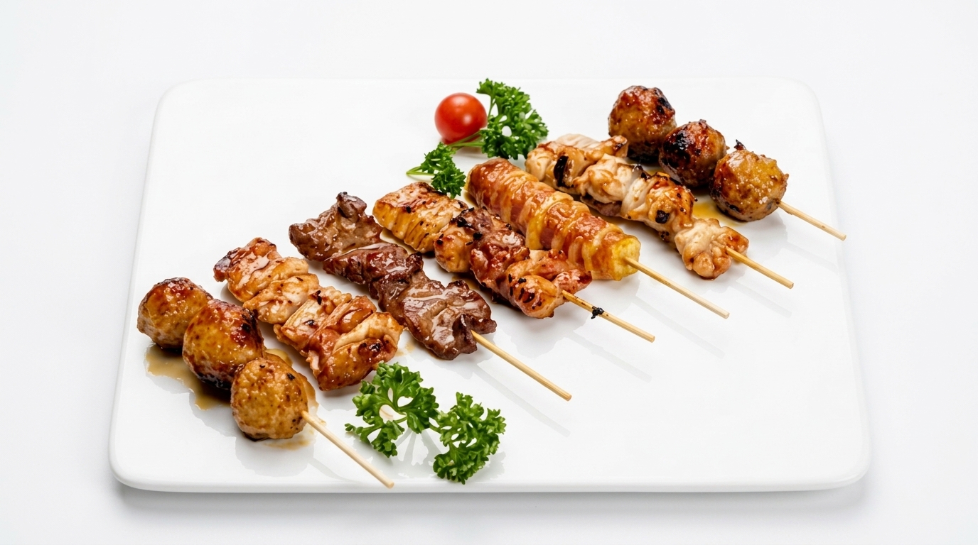 Sept brochettes généreuses