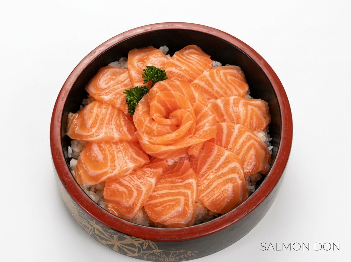Bol chirashi tranches de saumon