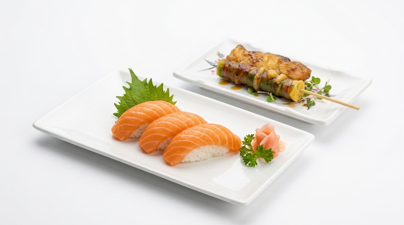 Formule sushi sashimi et brochettes